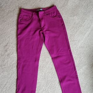 41 hawthorn, purple, size 4 legging type pants